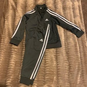Boys Adidas track suit/ Zipper Sweat Suit